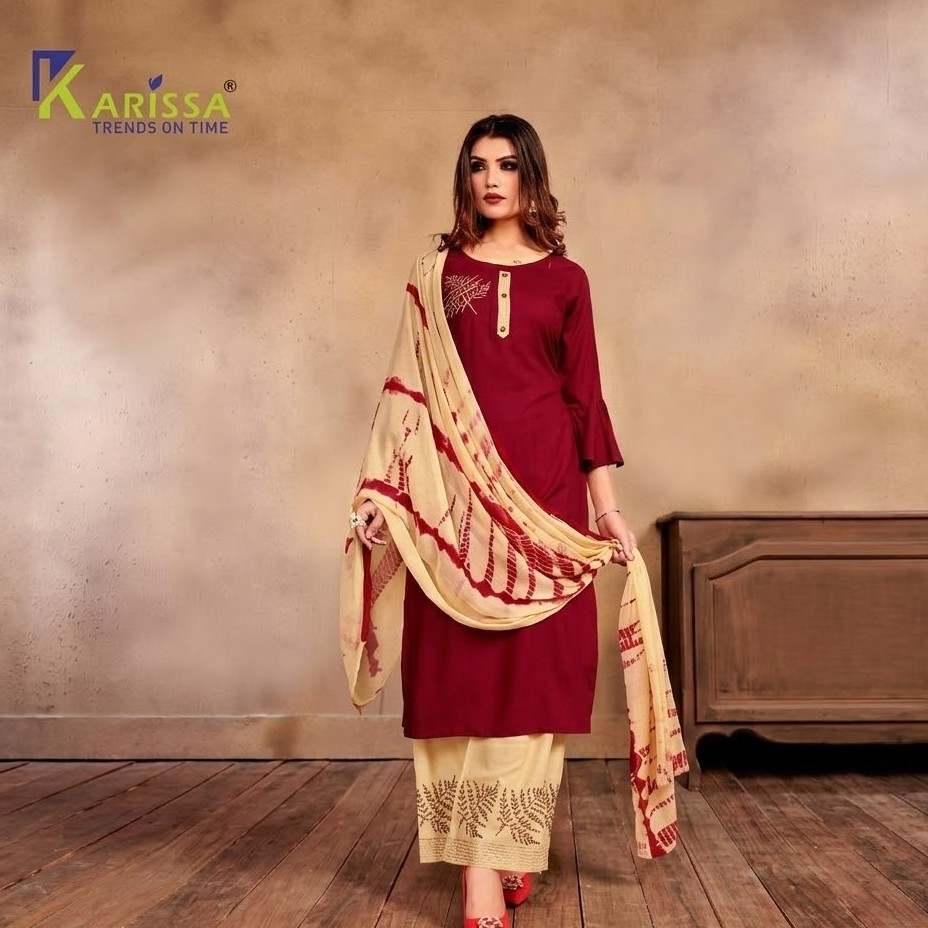 Straight Cut Kurti with Palazzo