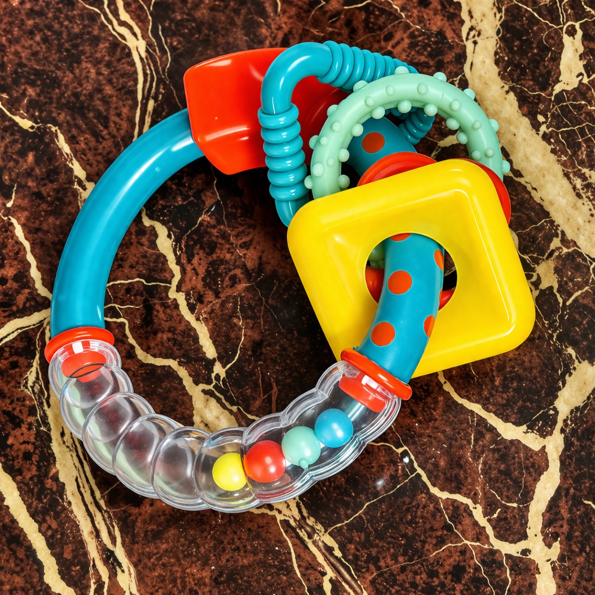 Baby Teether Rattle Toy