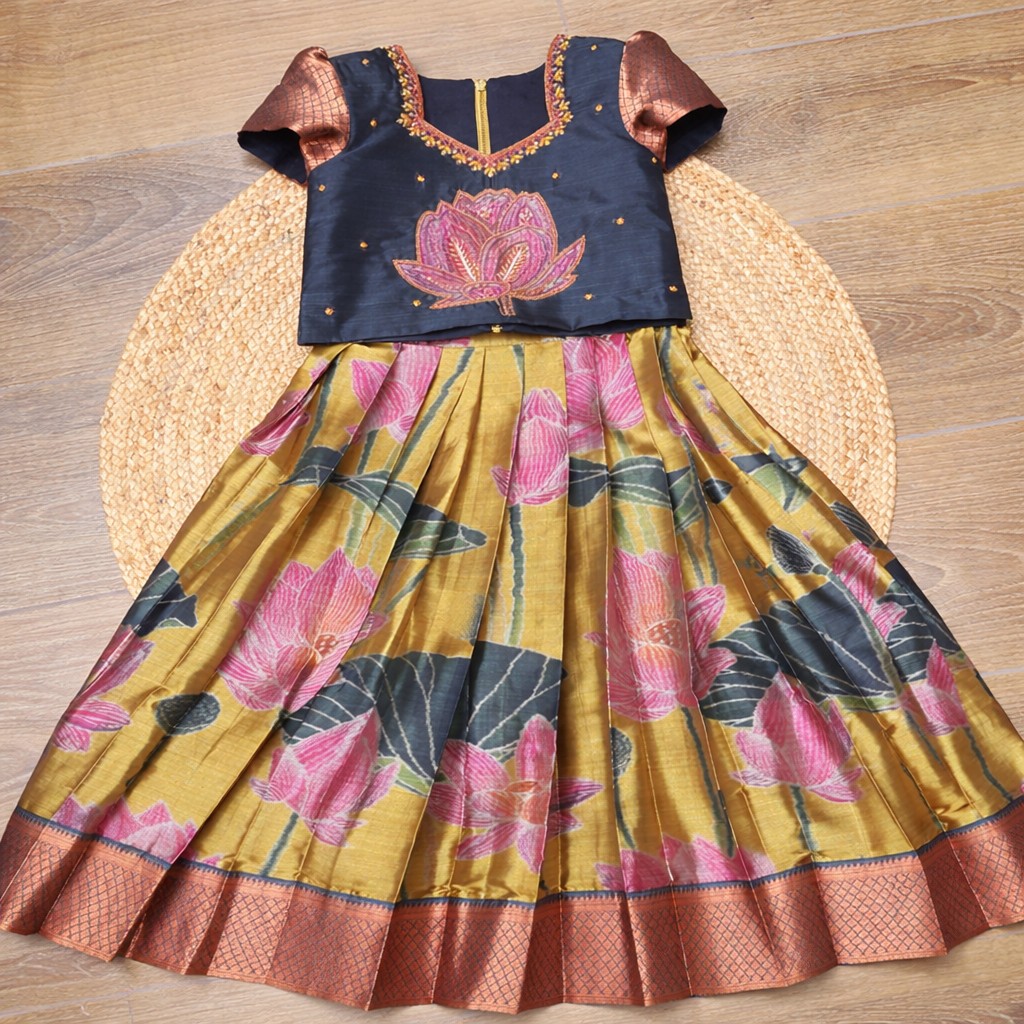 Royal Lotus Garden Dress