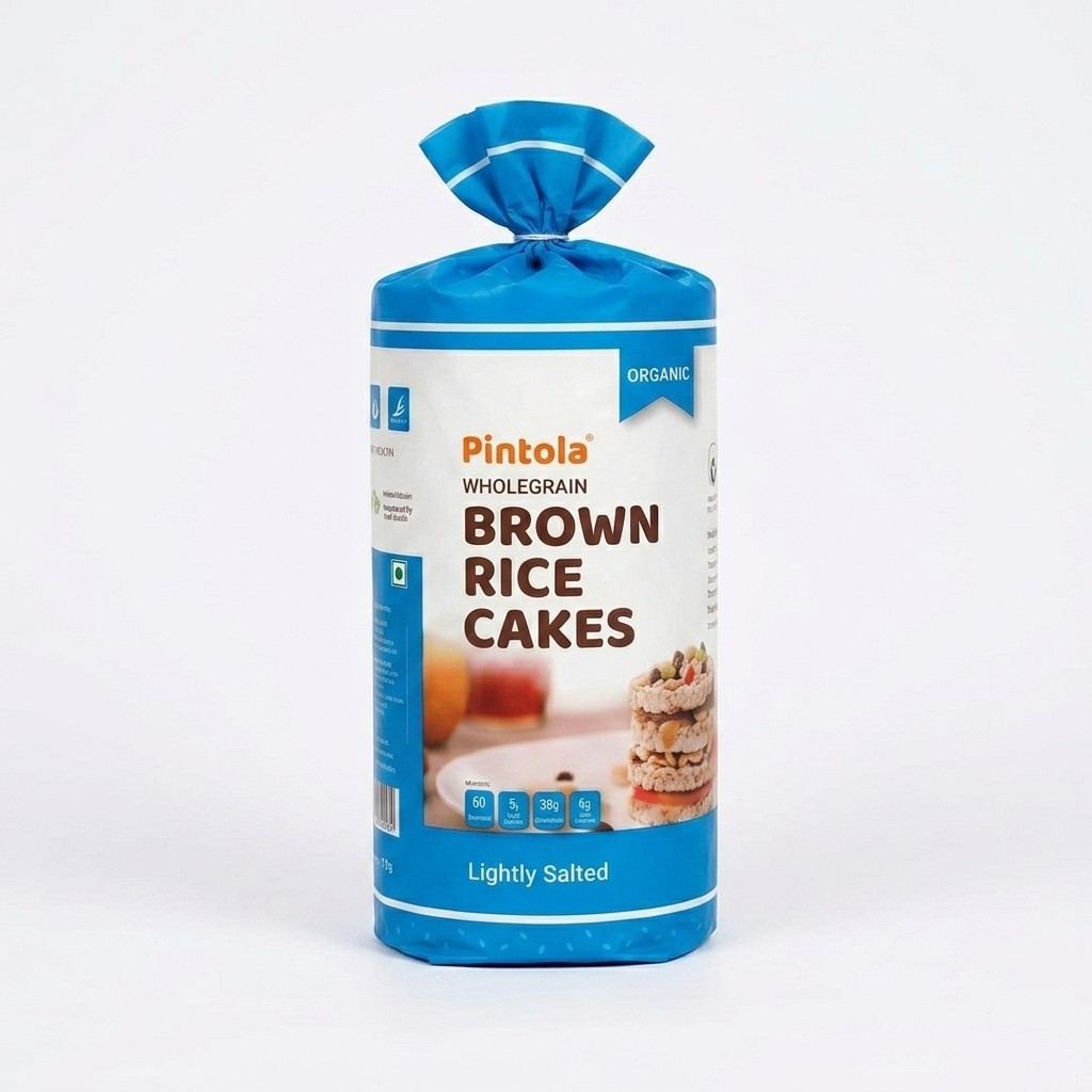 Pintola Wholegrain Brown Rice Cakes (Lightly Salted)