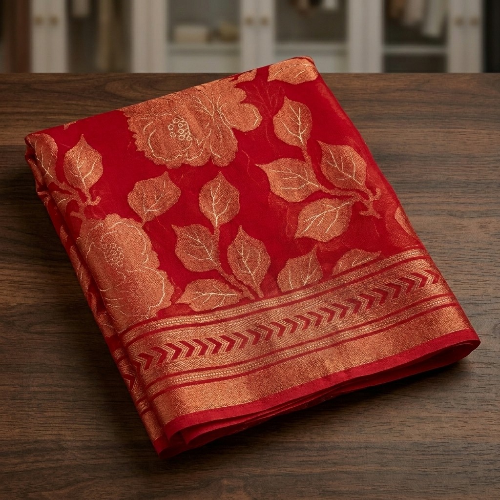 Isha Fancy Braso Saree