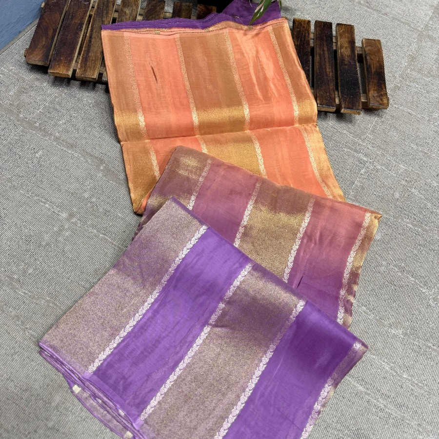 Elegant 2D Pure Mashru Satin Saree