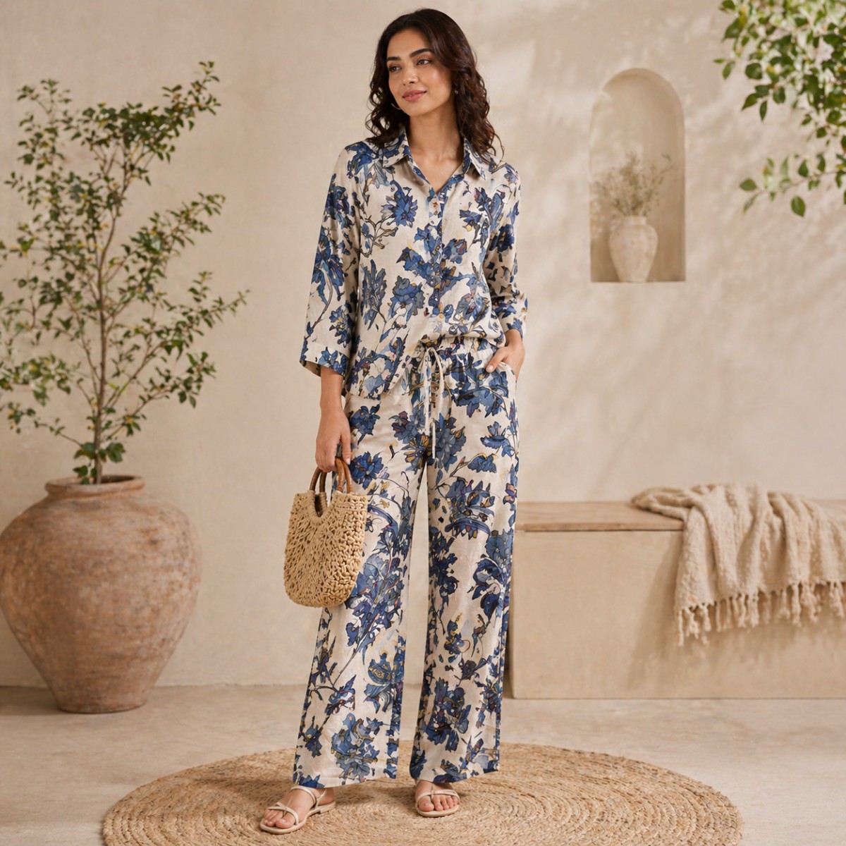 Elegant Floral Co-Ord Set