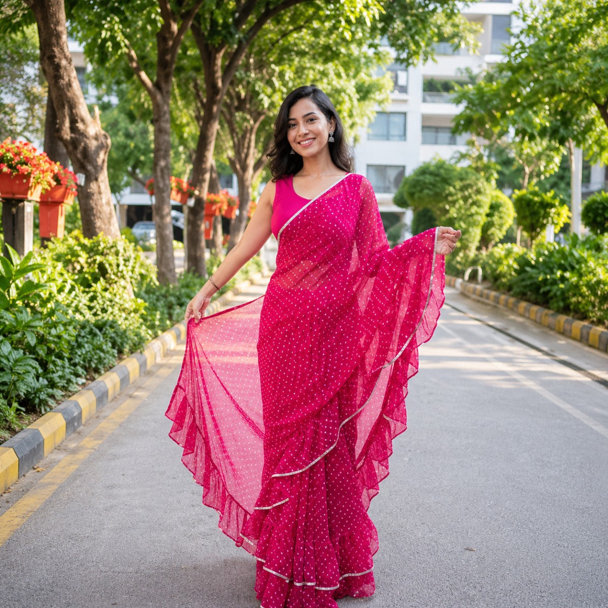 Readymade One minute Saree
