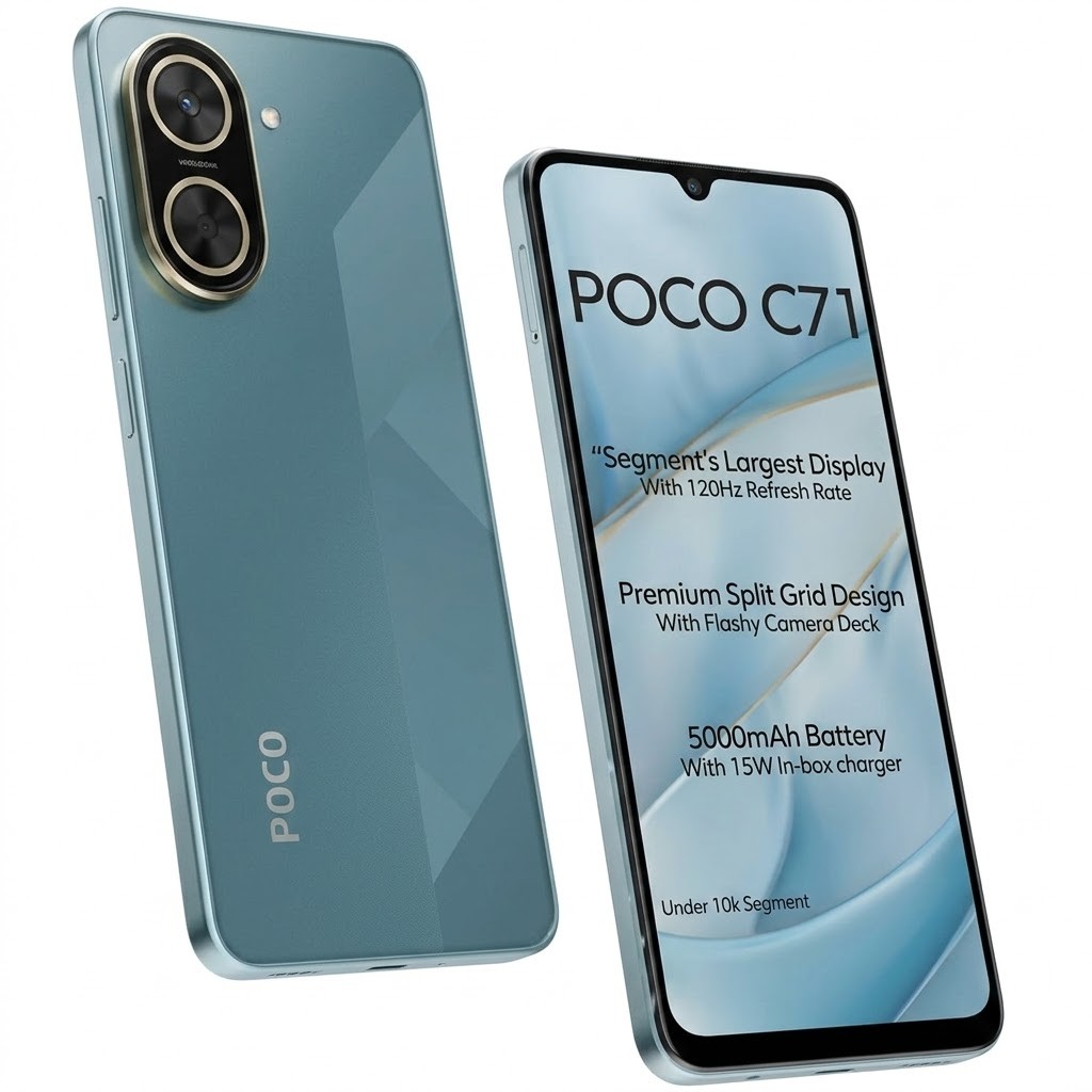 POCO C71, Cool Blue