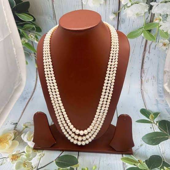 Classic Multi-Layer Pearl Long Necklace