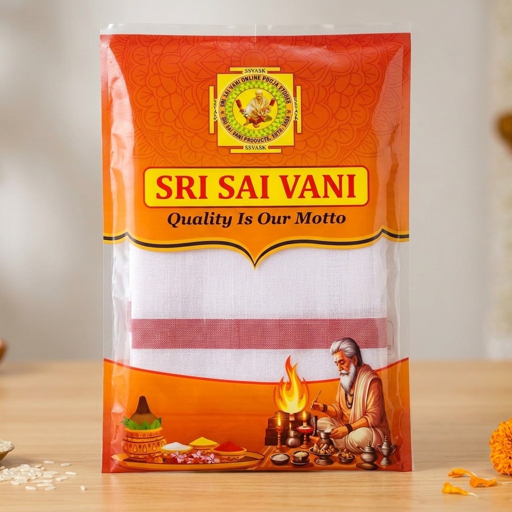 Towel (టవల్) - Sacred Towel for Pooja