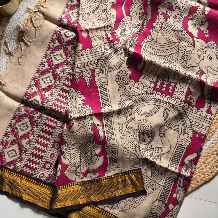 Divine Heritage Kalamkari Dupatta