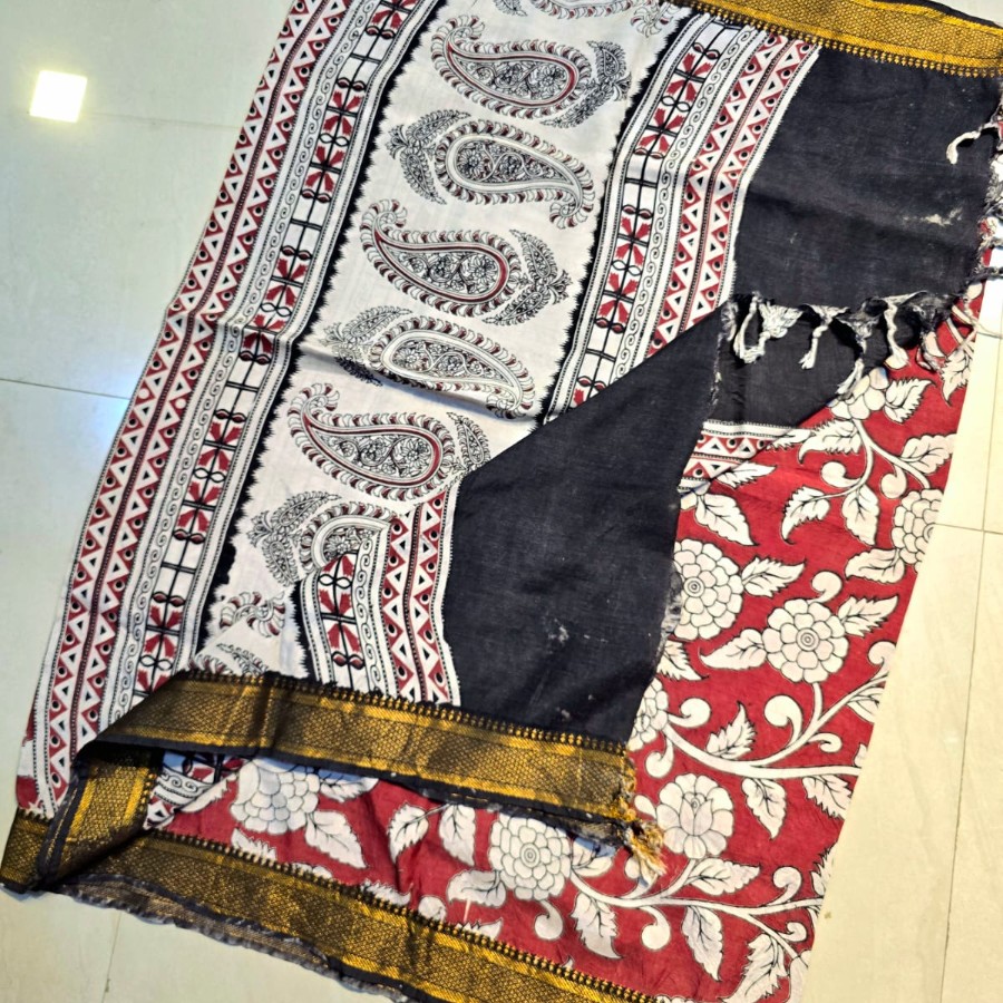 Paisley Heritage Kalamkari Dupatta