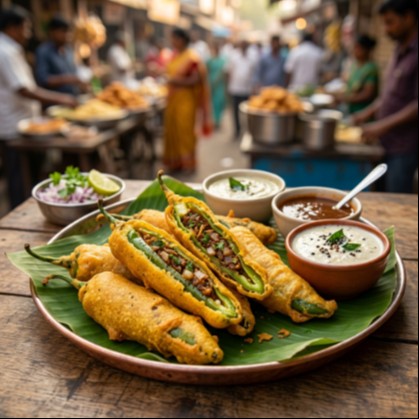 mirchi bajji