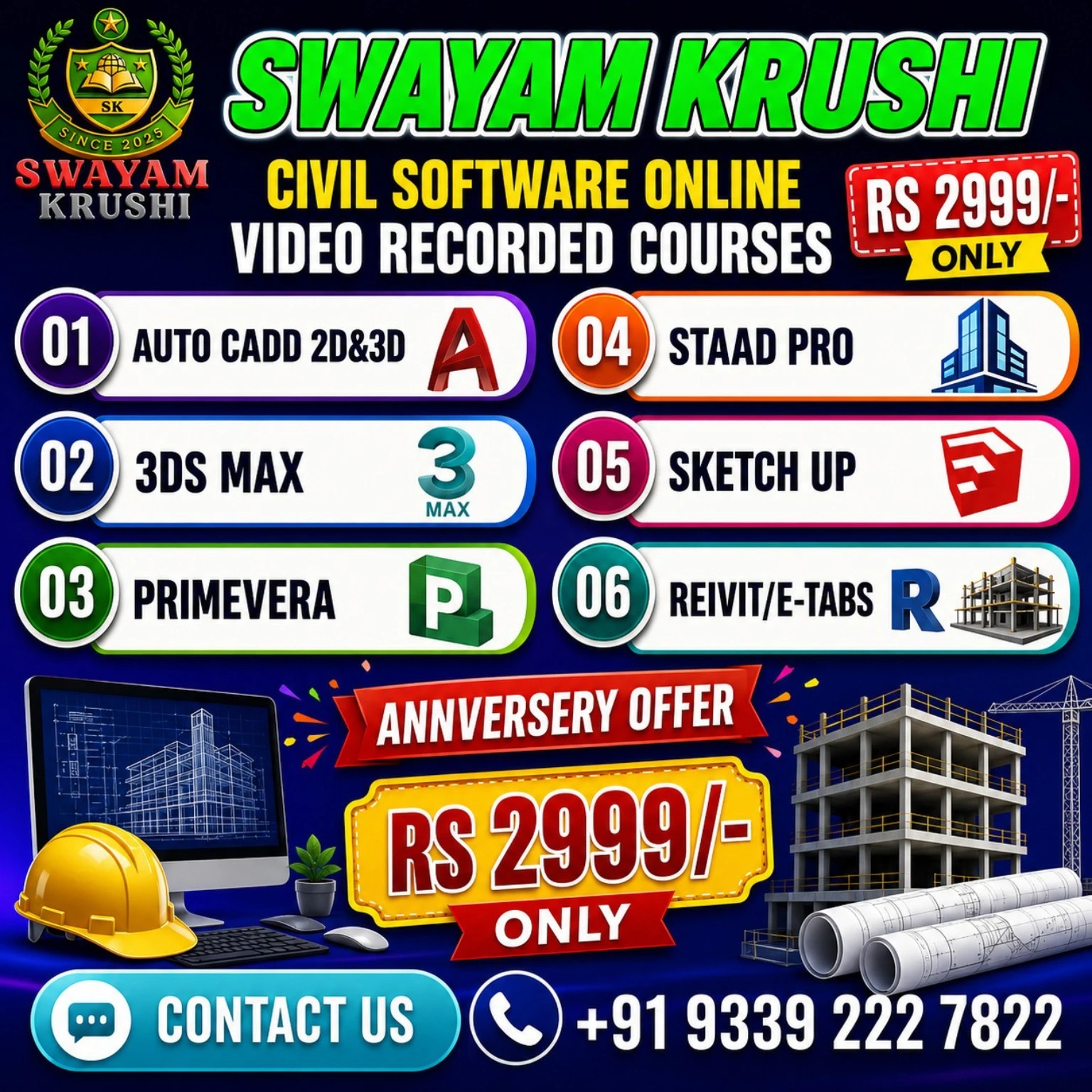 Civil Software Online Video Recorded Courses