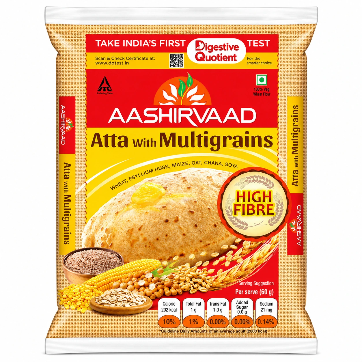 Aashirvaad Atta with Multigrains