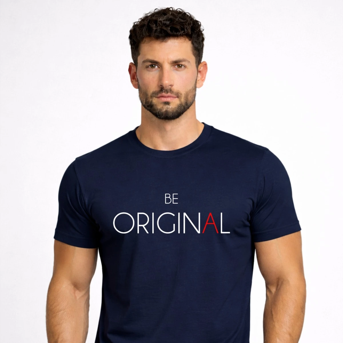 Be Original Navy Blue T-Shirt
