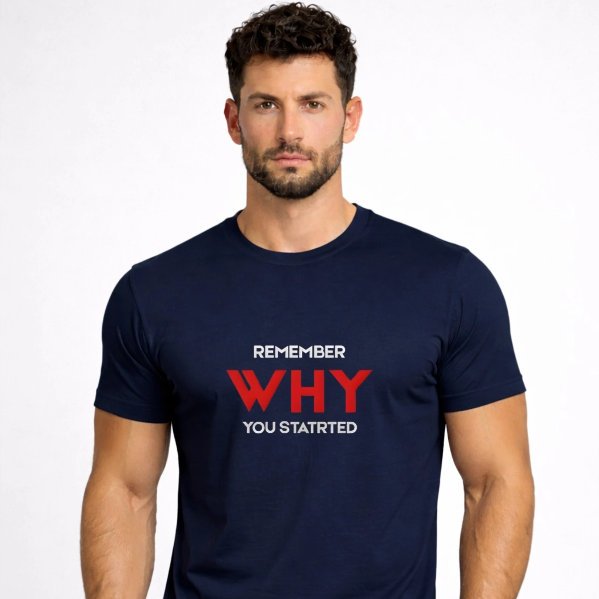 Remember Why Navy Blue T-Shirt