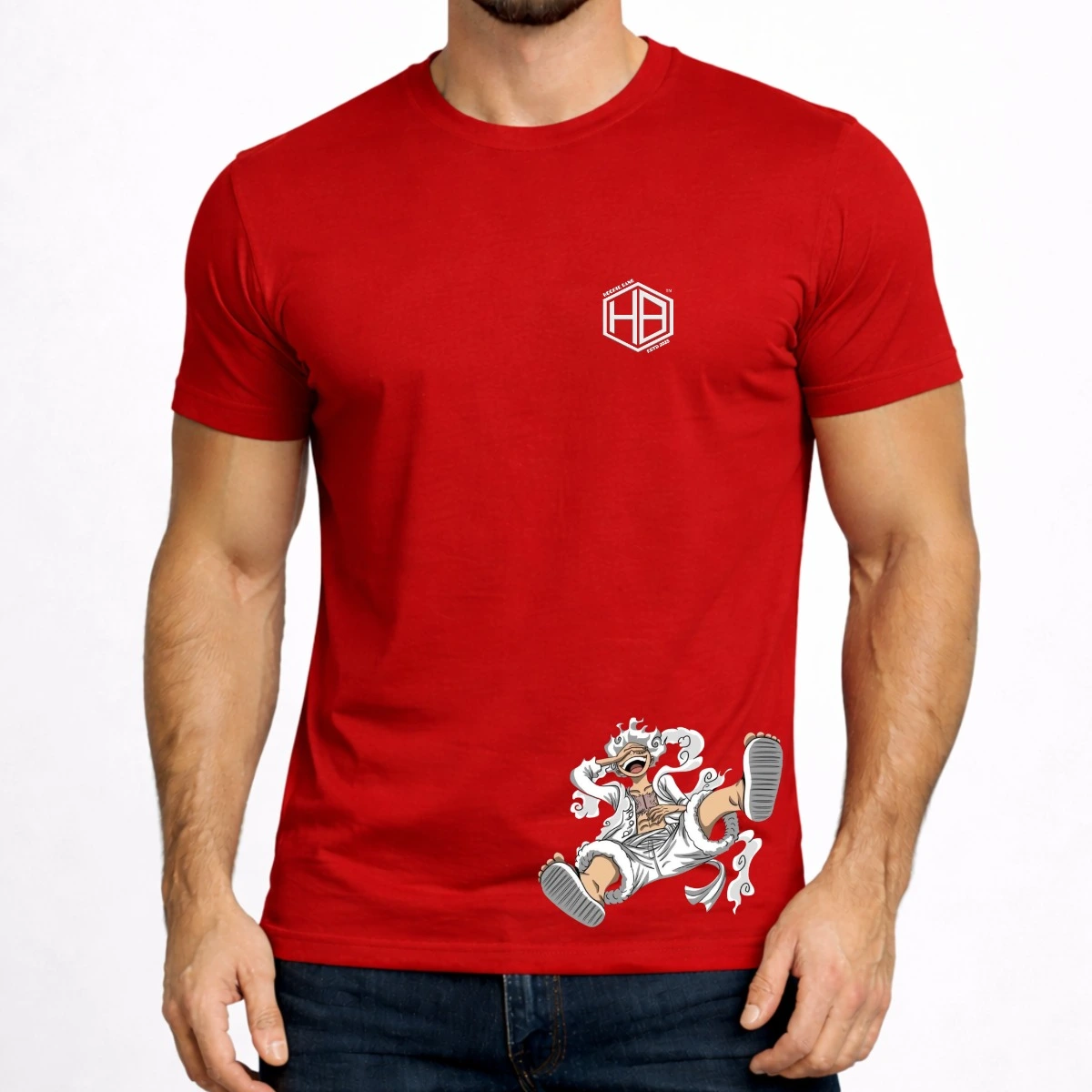 Anime Warrior Red T-Shirt