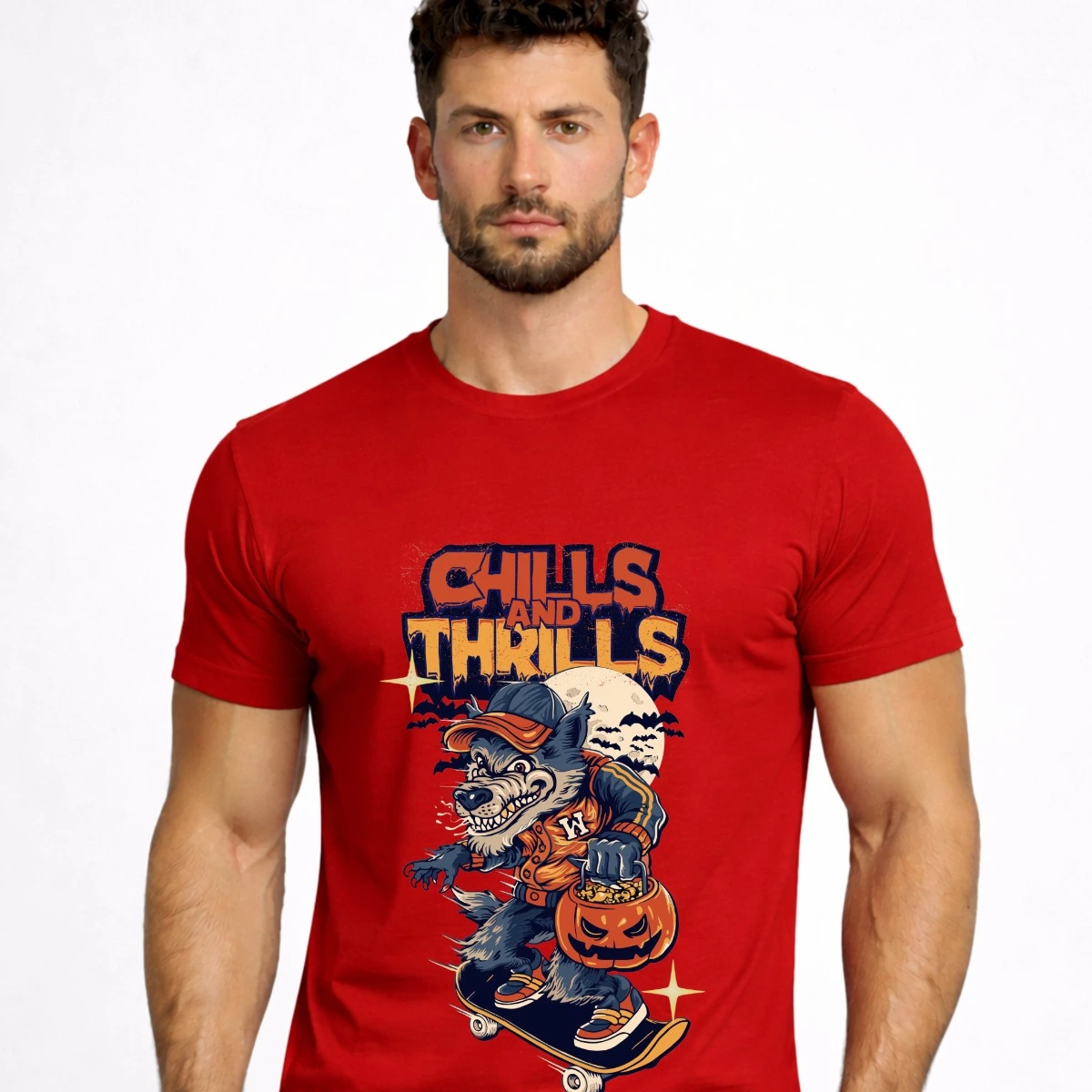 Chills And Thrills Red T-Shirt