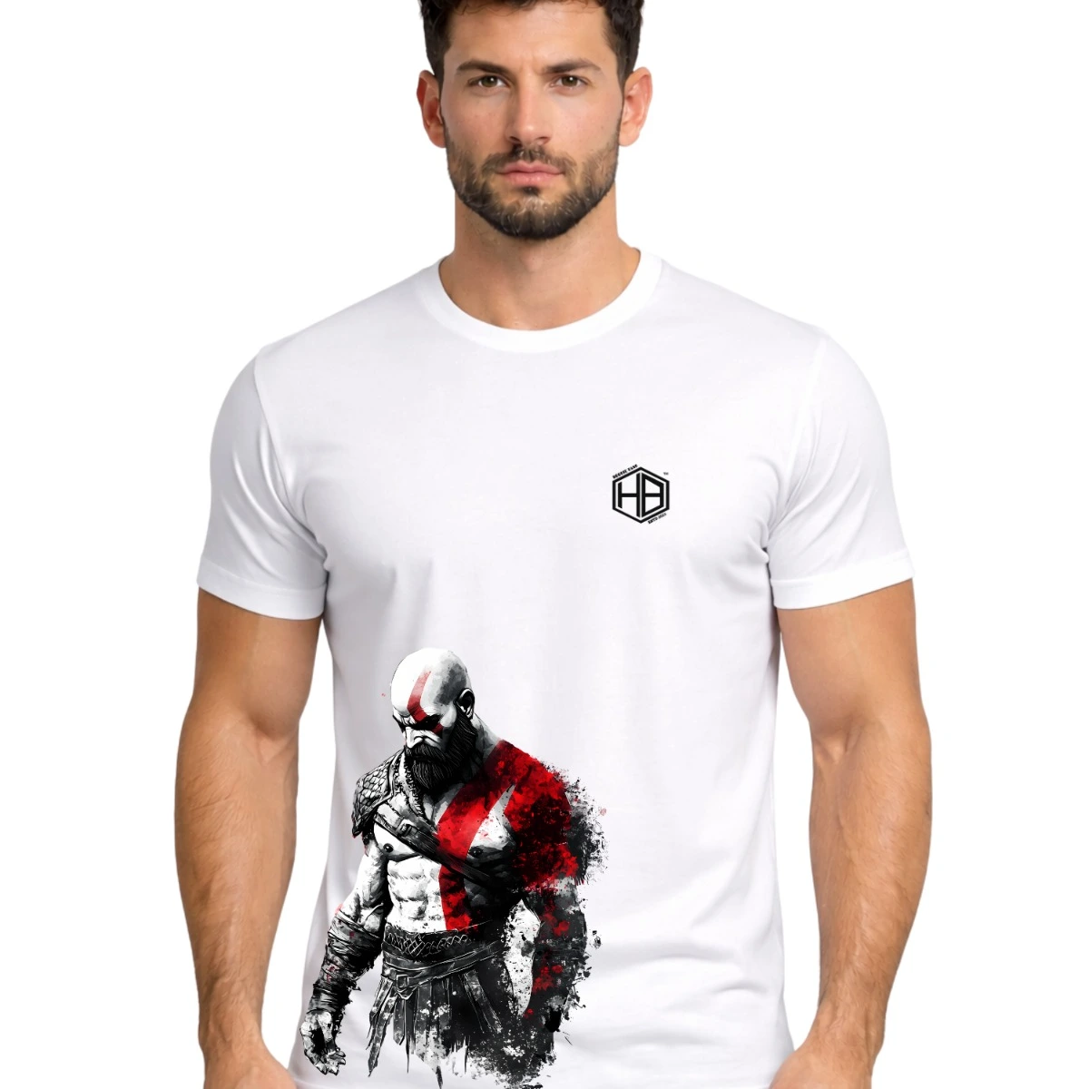 Kratos Warrior White T-Shirt