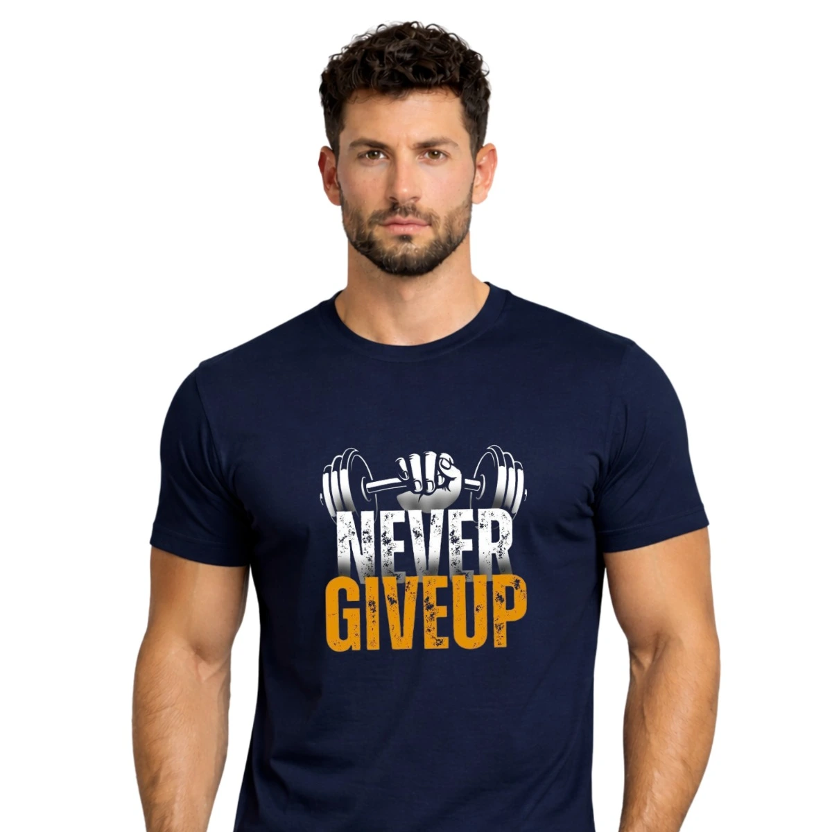 Never Give Up Gym T-Shirt