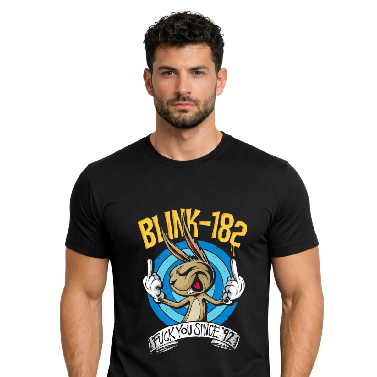 Blink 182 Black Printed T-Shirt