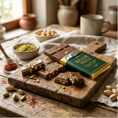 Kesar Pista Chocolate 100gms
