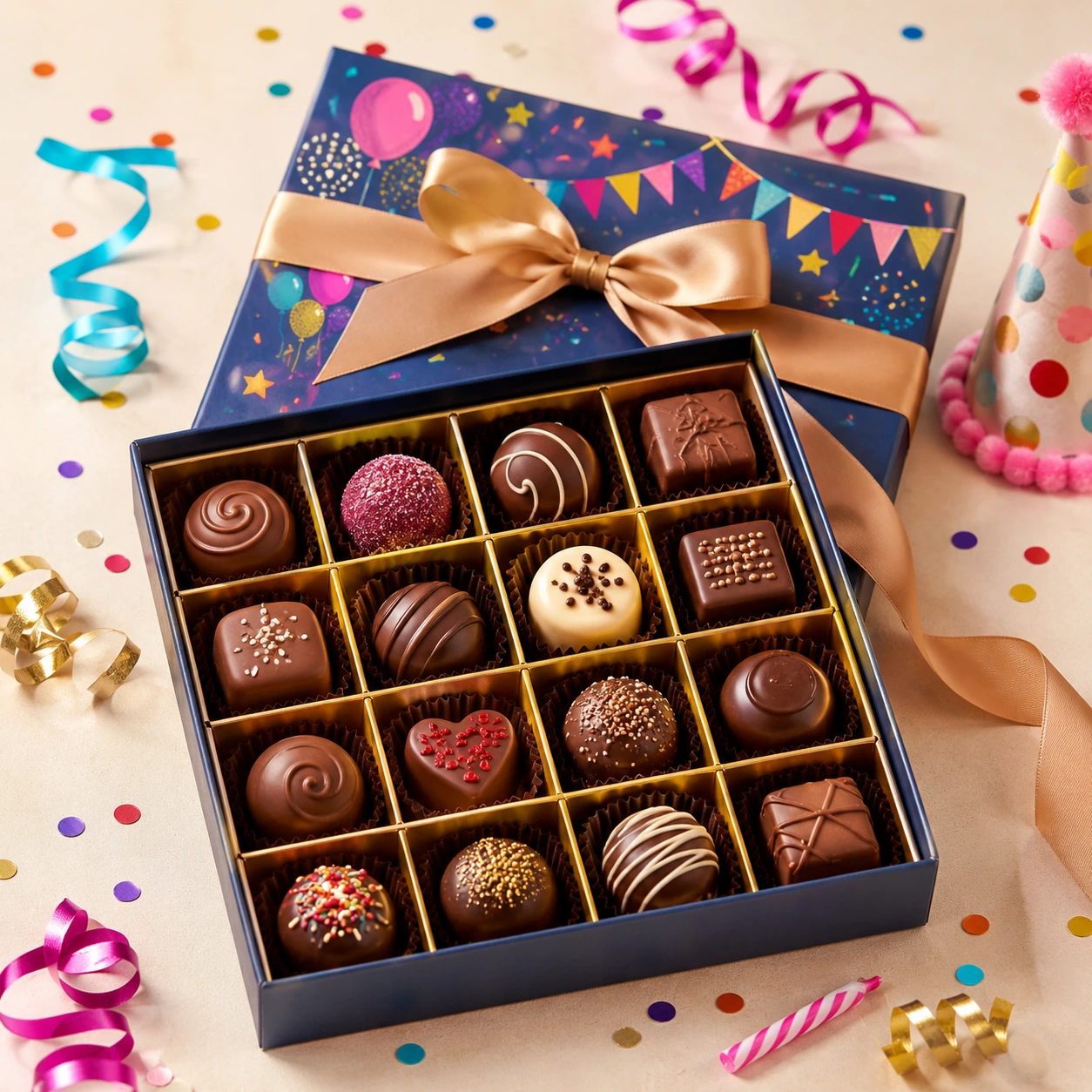 Birthday Theme Chocolate Box
