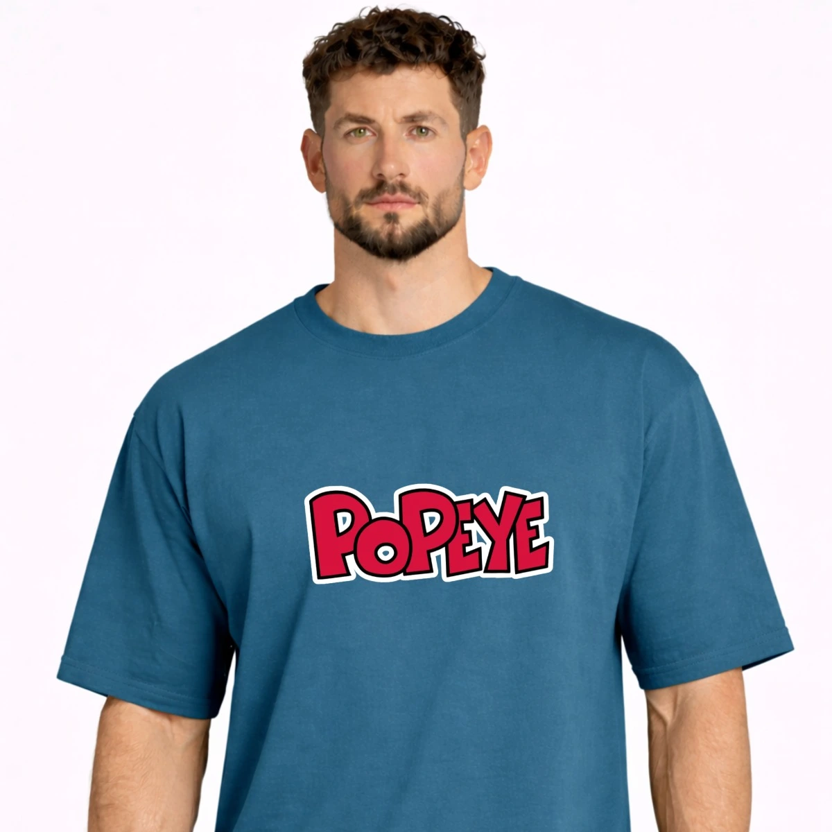 Popeye Teal Oversized T-Shirt