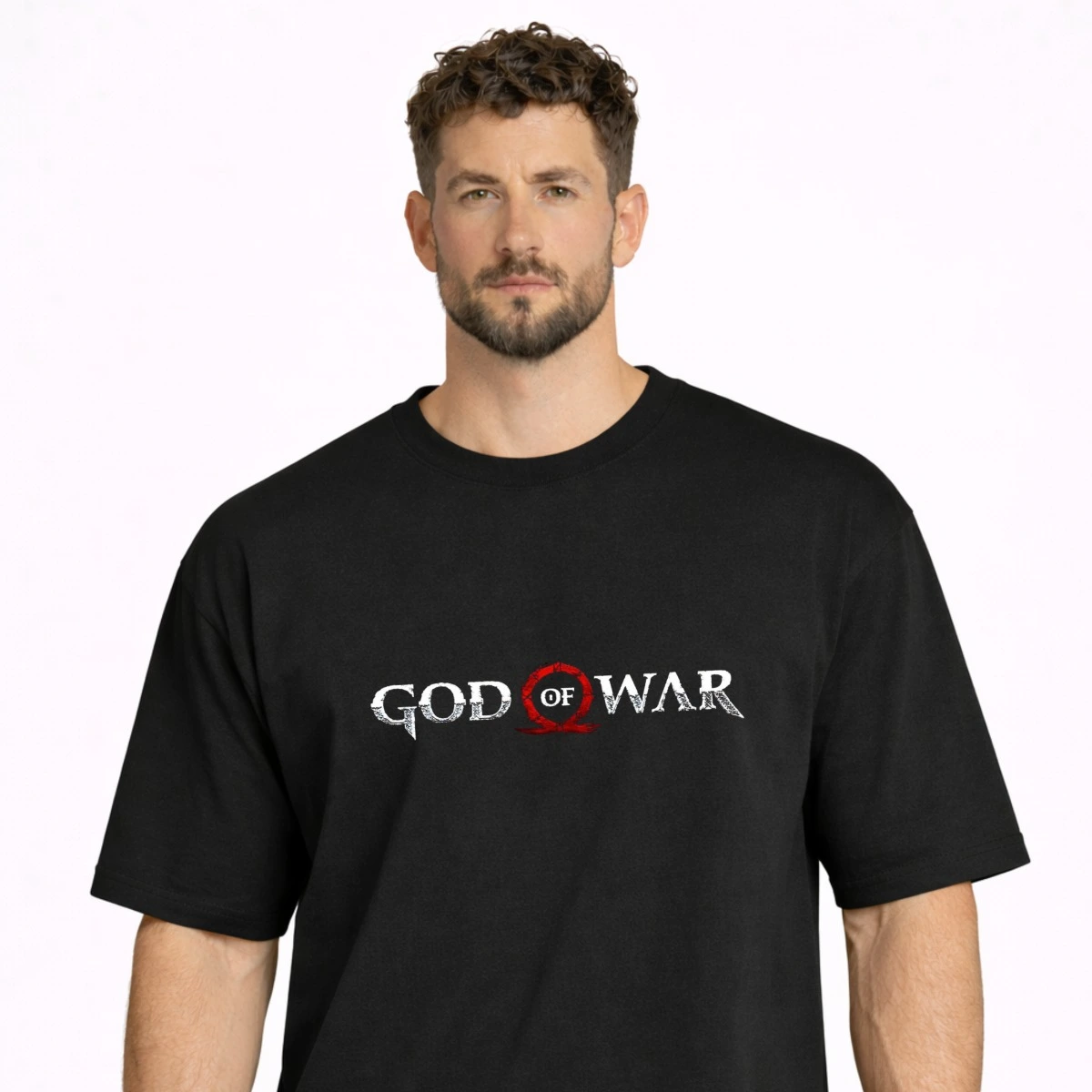 God of War Black Oversized T-Shirt