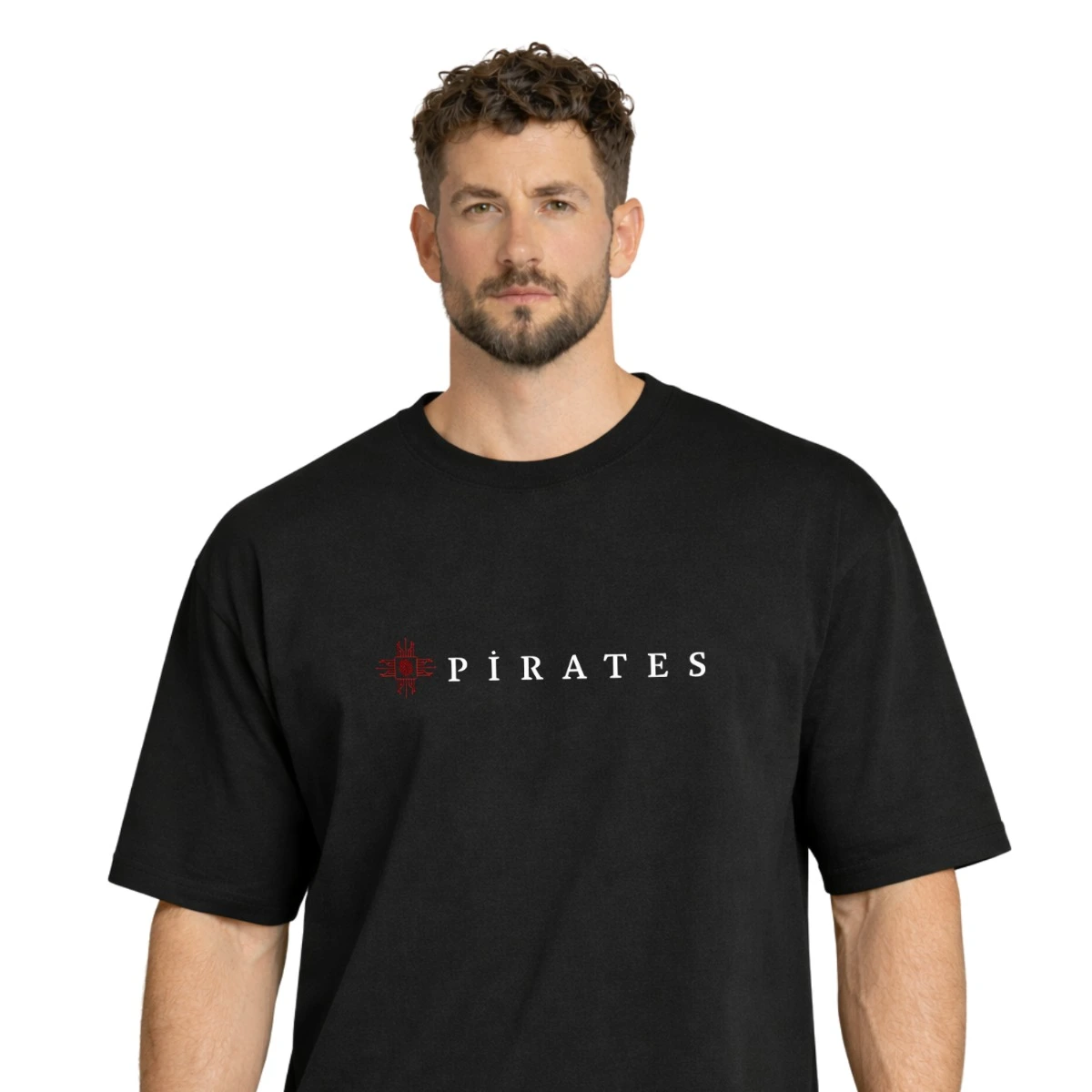 Pirates Black Oversized T-Shirt