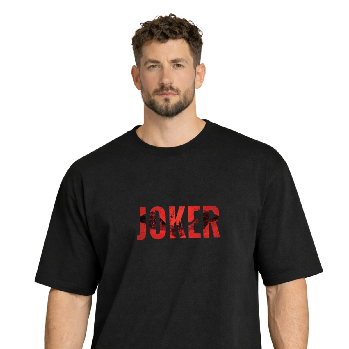 Joker Black Oversized T-Shirt