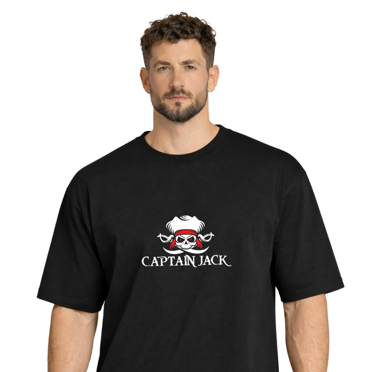 Captain Jack Pirate Oversized T-Shirt