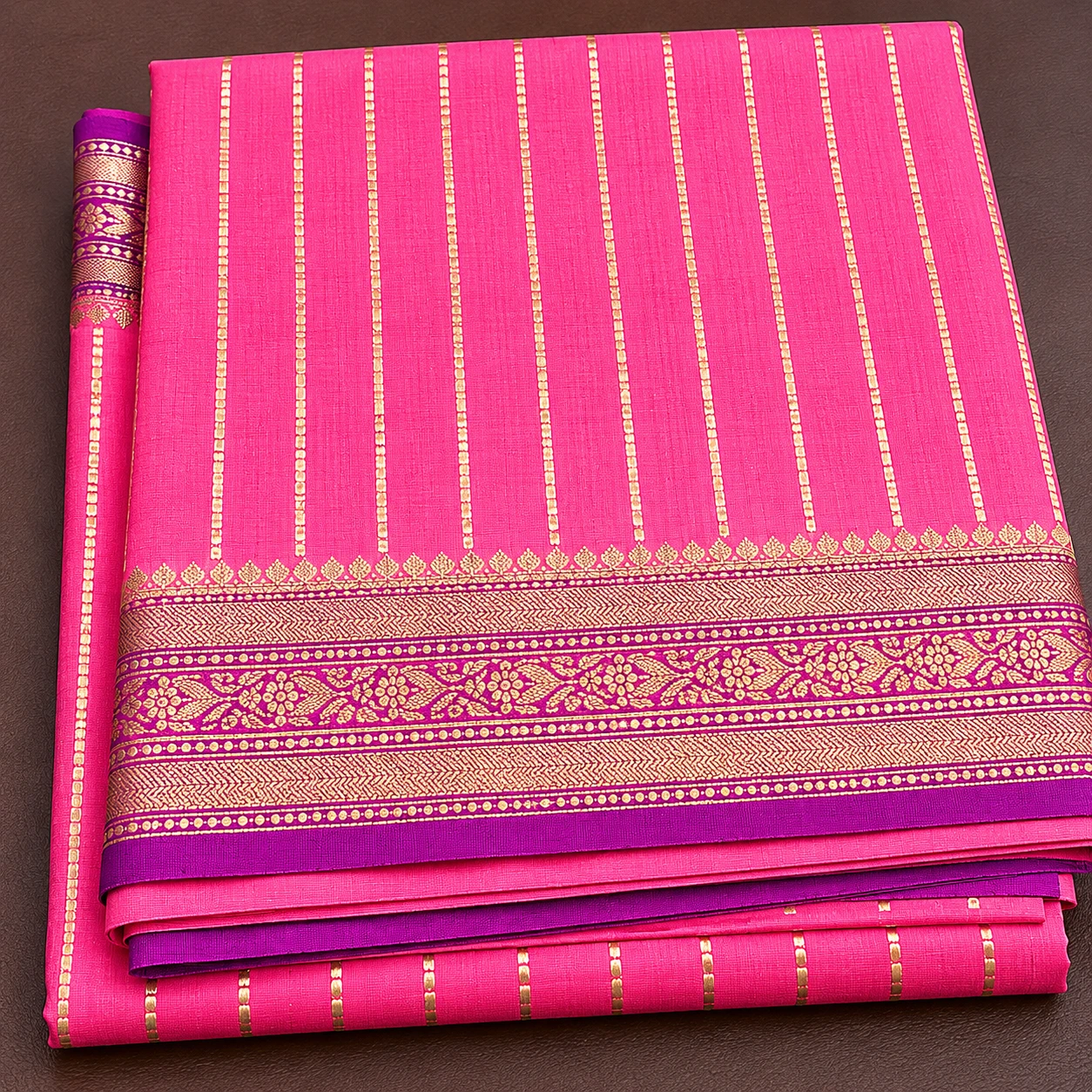 Banras premium rawmango tusser fabric saree