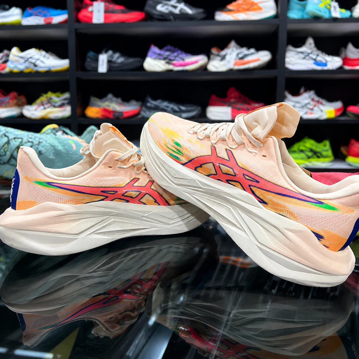 Peach Rainbow Sport Shoes