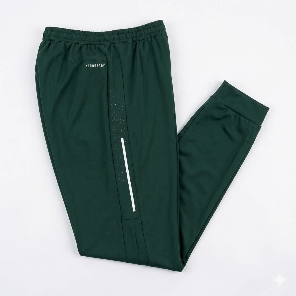 Dark Green Track Pant