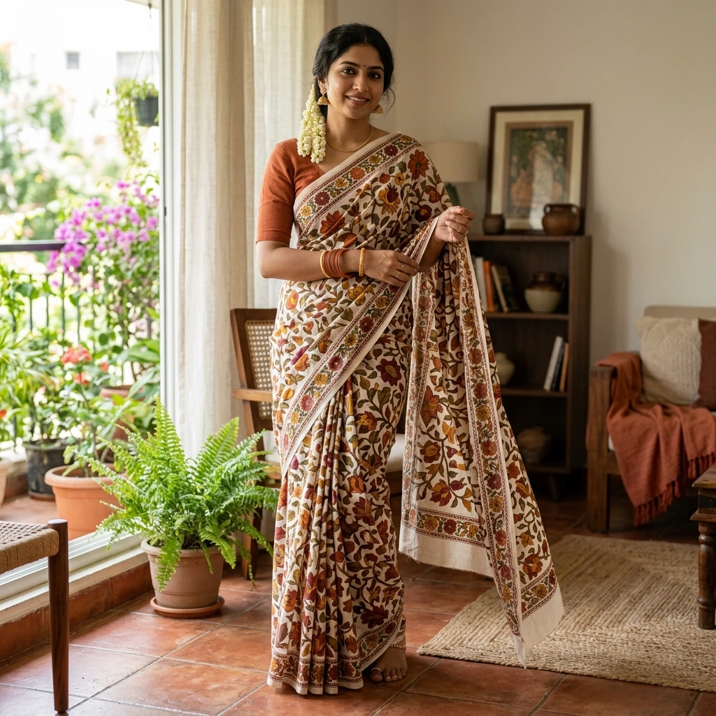 Printed Cotton Saree