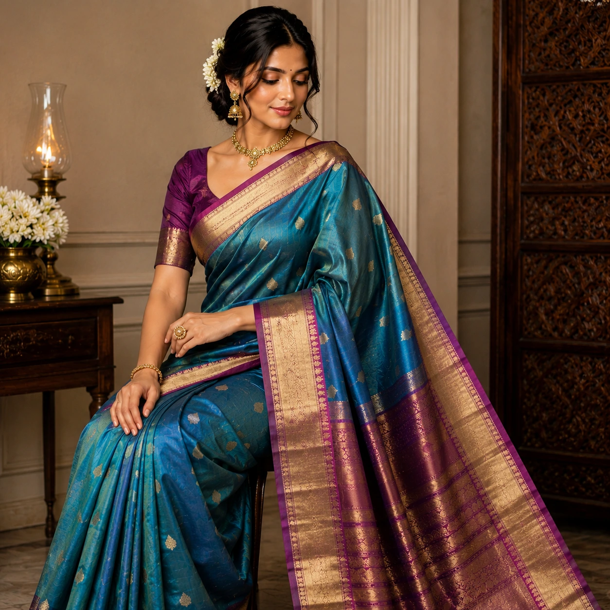 Uppada Semi Silk Saree