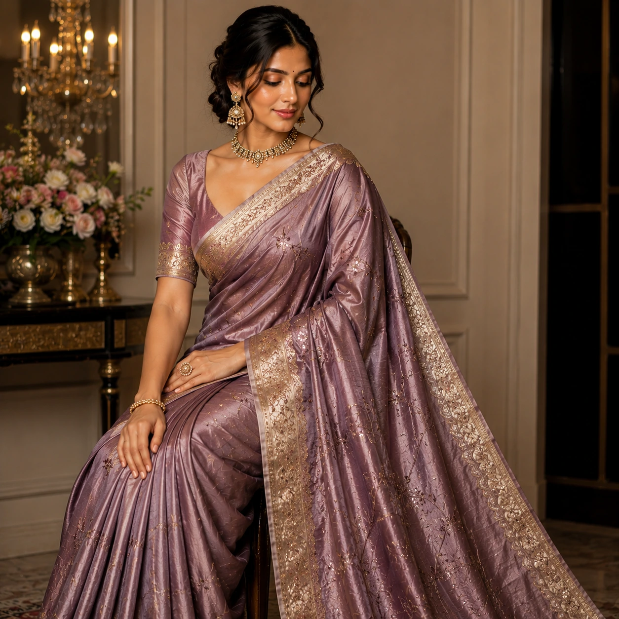 Chinnon Silk Saree