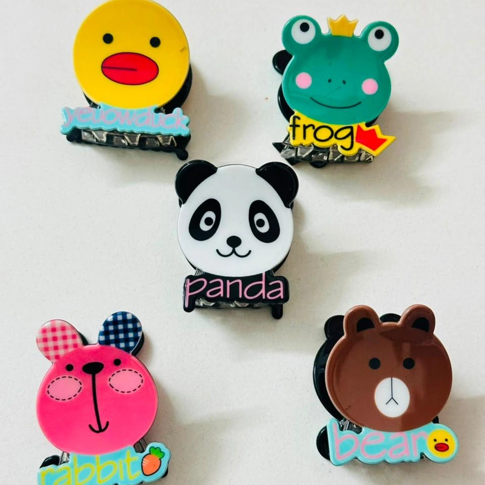Tiny Treasures Animal Hair Clips Collection