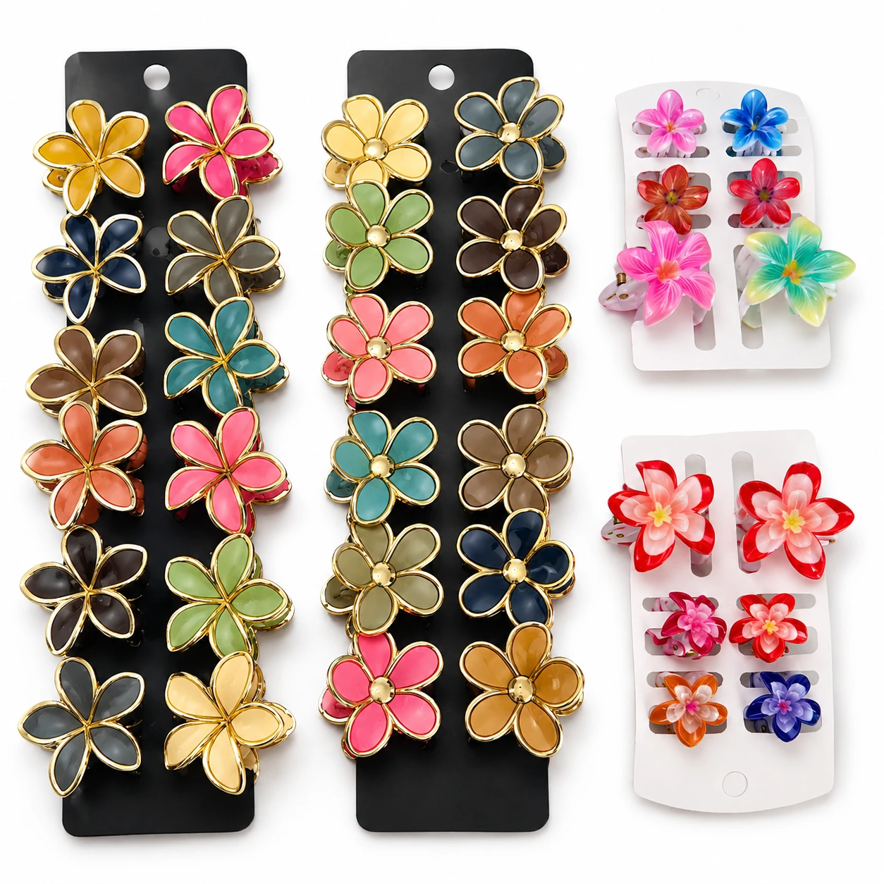 Floral Hair Clip Set