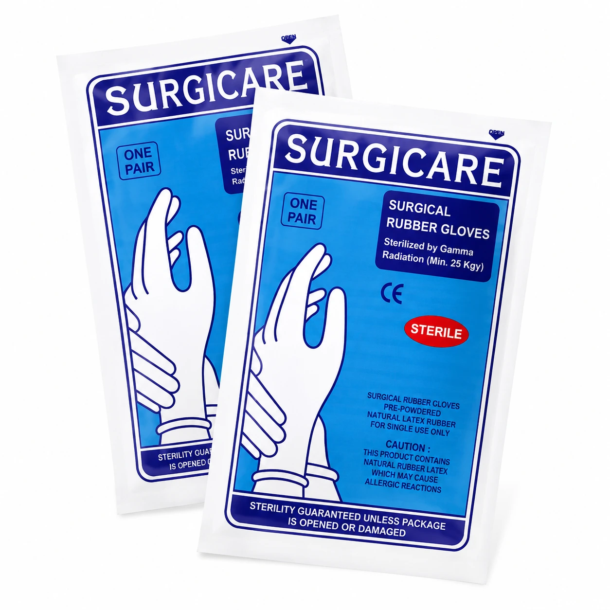 Surgicare Rubber Surgical Gloves