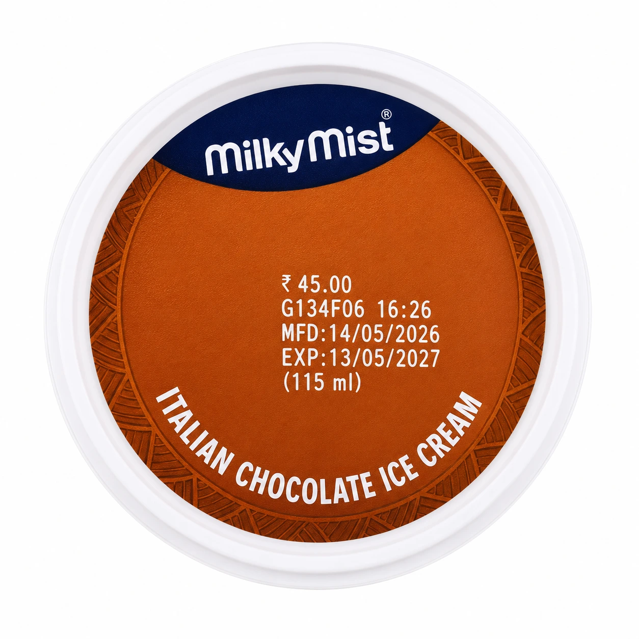 Milky Mist Italian Chocolate Ice Cream