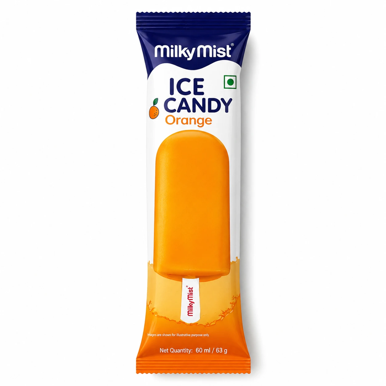 Milky Mist Orange Ice Candy
