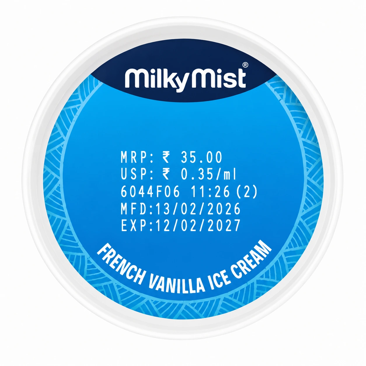Milky Mist French Vanilla Ice Cream