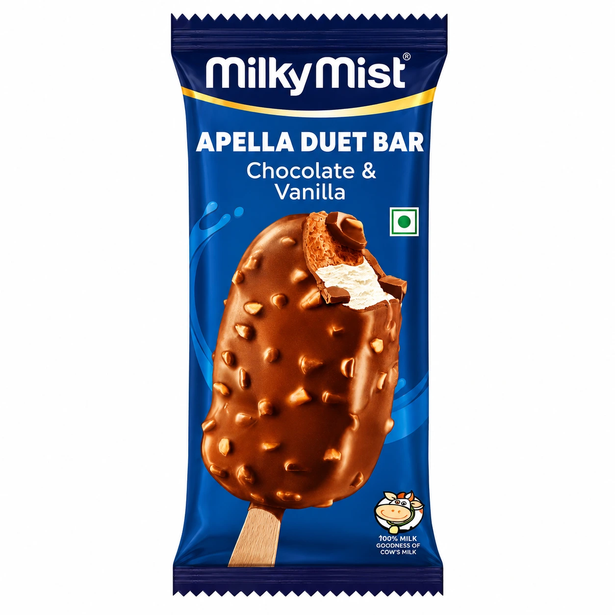 Milky Mist Apella Duet Bar Chocolate &amp;amp;amp; Vanilla