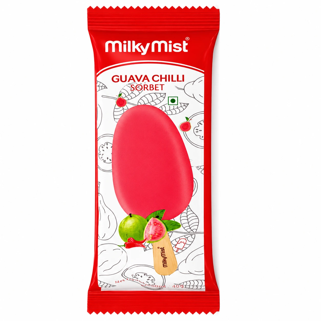 Milky Mist Guava Chilli Sorbet