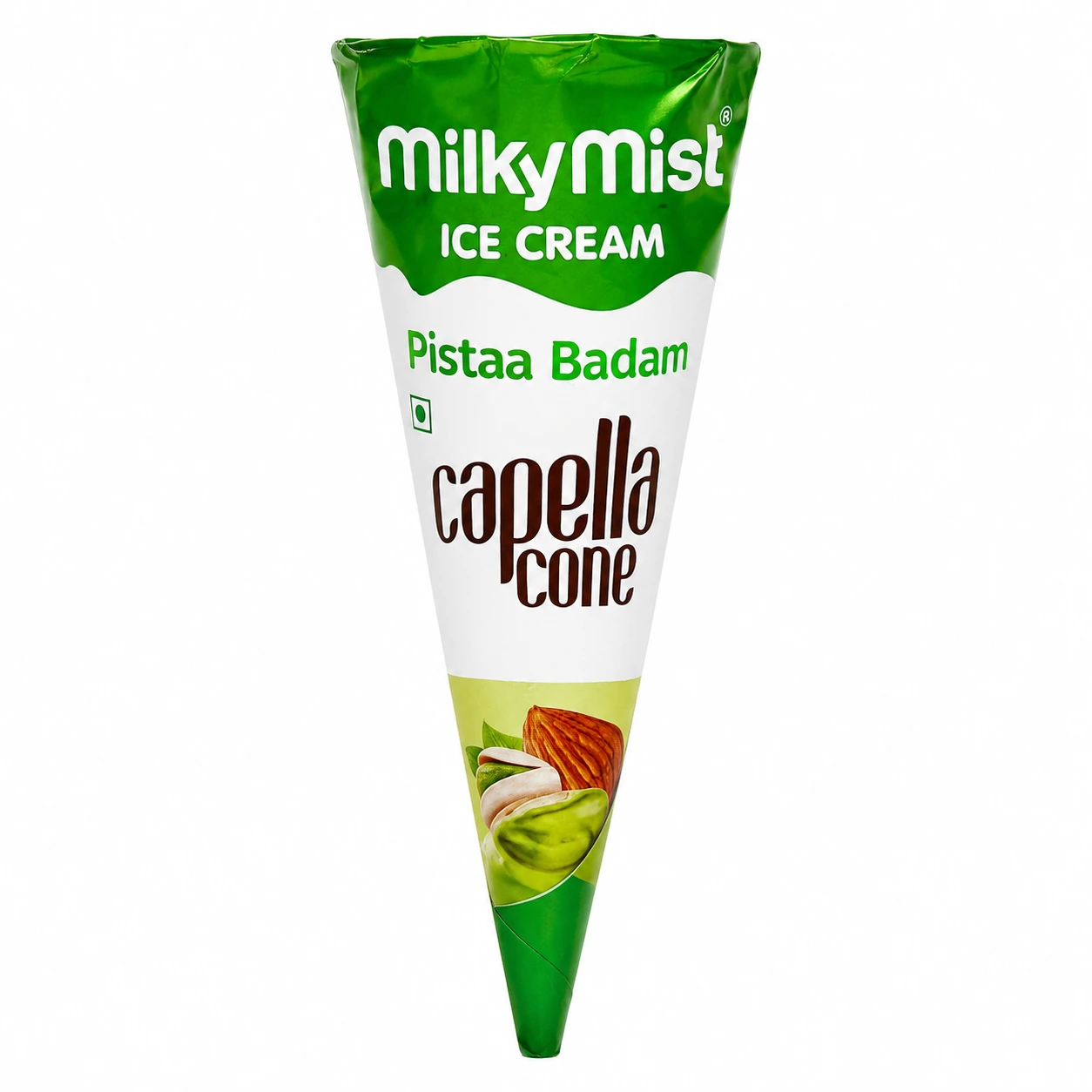 Milky Mist Capella Pista Badam Cone