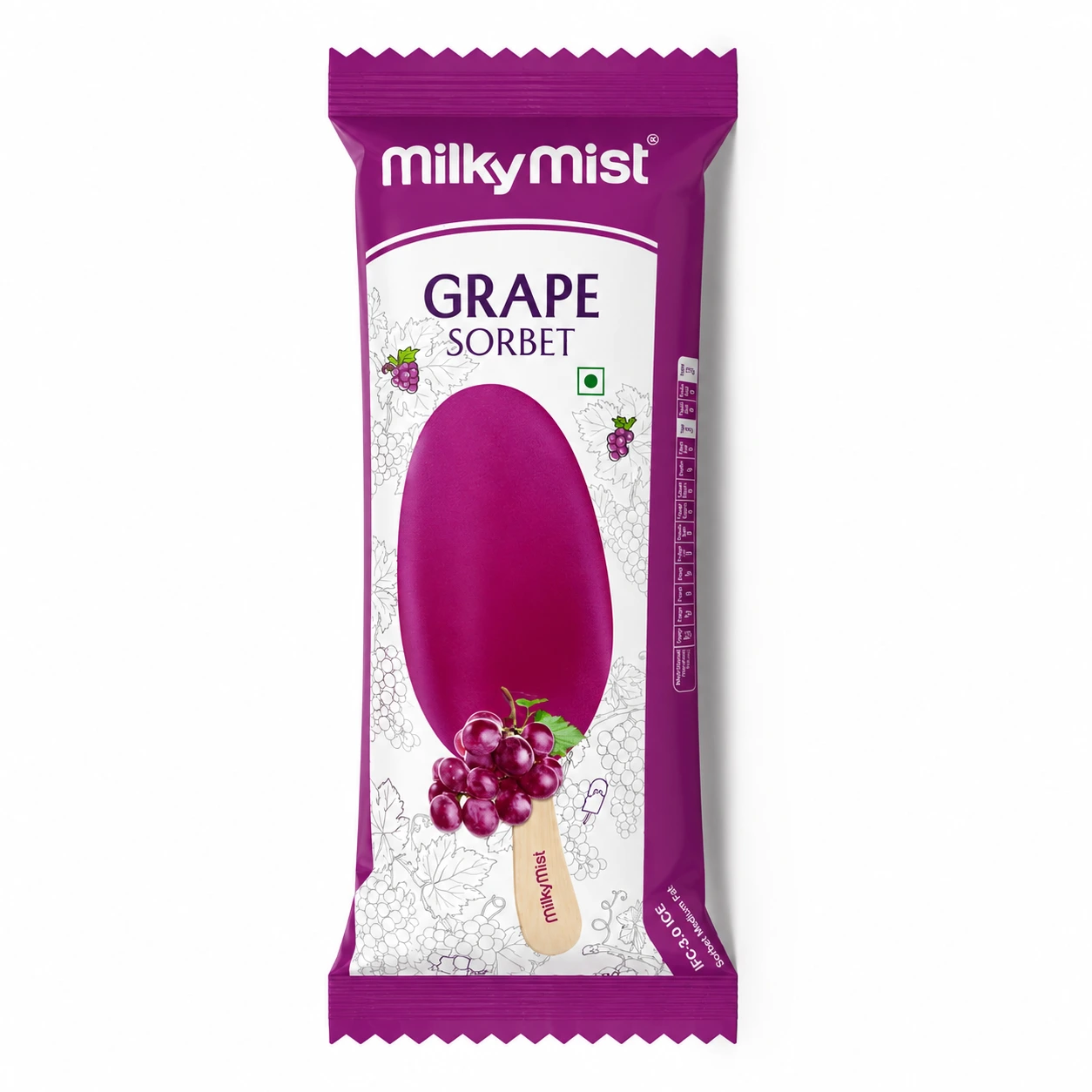 Milky Mist Grape Sorbet