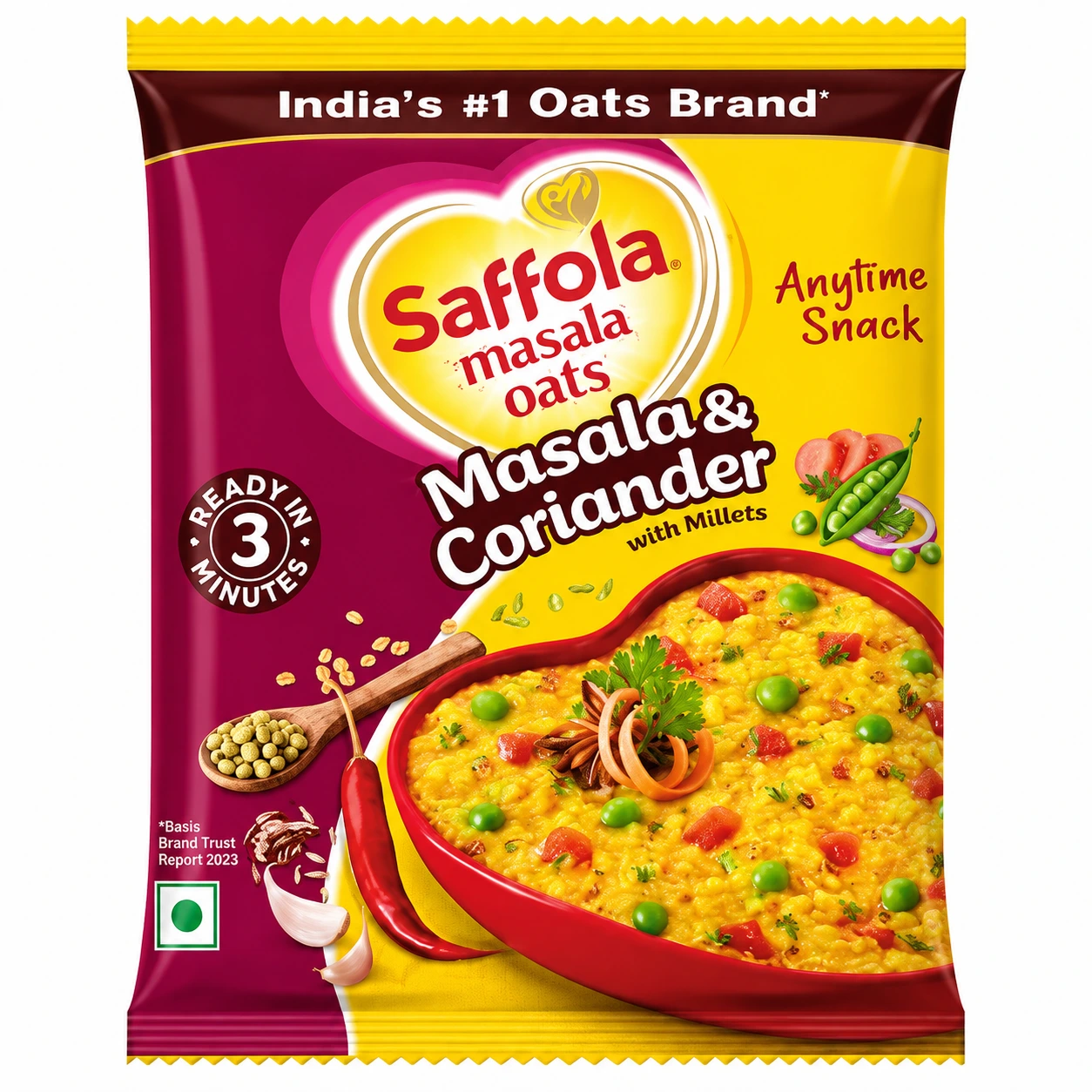 Saffola Masala Oats – Masala &amp;amp; Coriander
