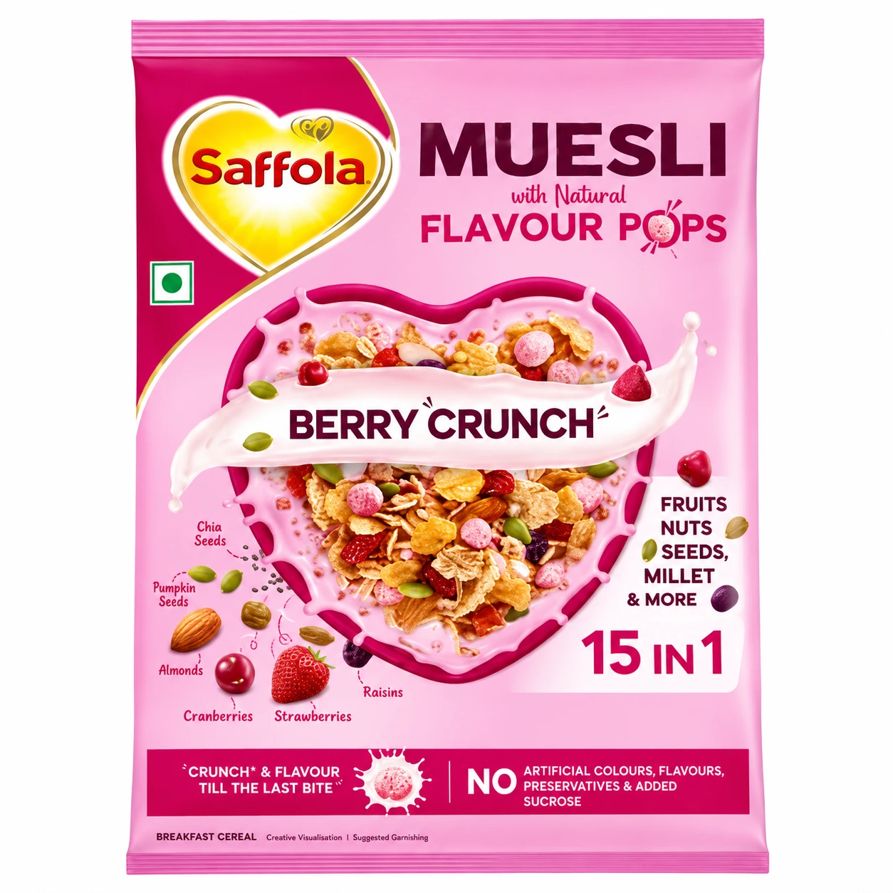 Saffola Muesli Berry Crunch