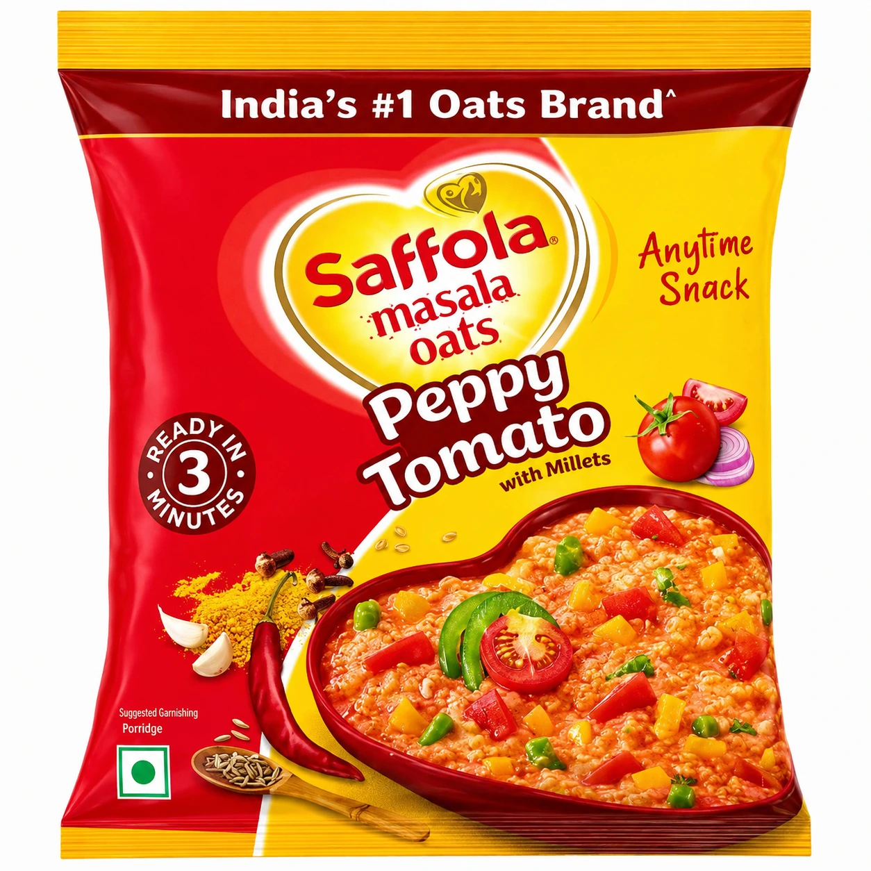 Saffola Masala Oats – Peppy Tomato with Millets