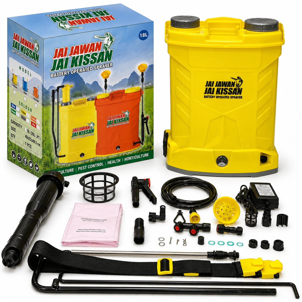 2 in1 12-8 battery sprayer 20 litre